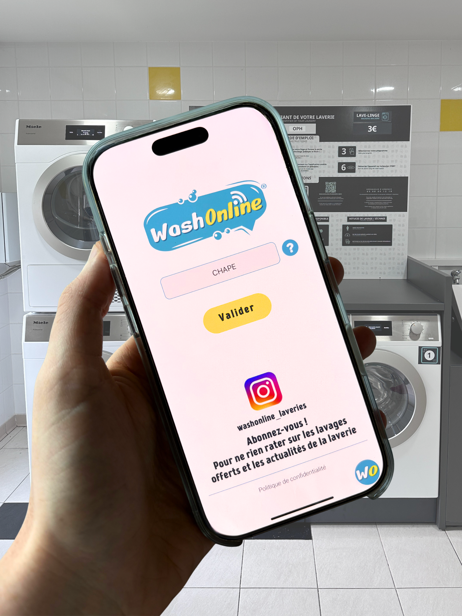 Application mobile WashOnline